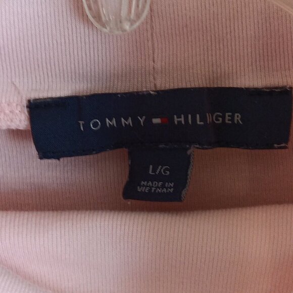 Tommy Hilfiger (L) Pink Womens Turtleneck Long Sleeve - Picture 3 of 6